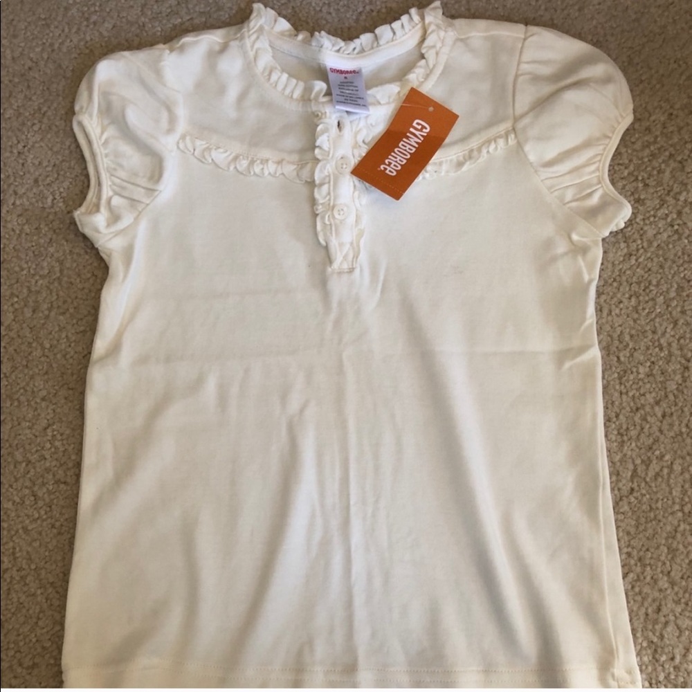 NWT gymboree white tee